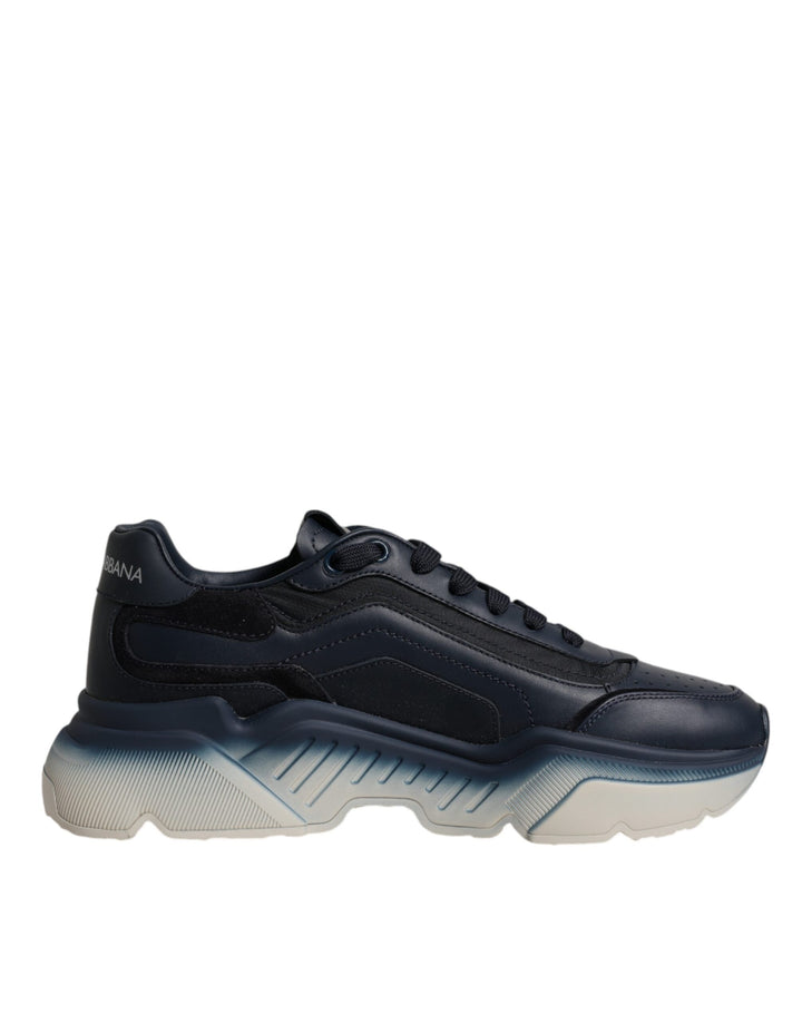 Dolce &amp; Gabbana Navy Blue Daymaster Low Top Men Sneakers Shoes