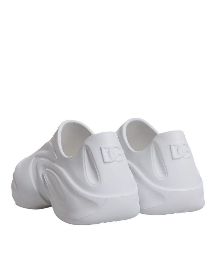 Dolce &amp; Gabbana White Daymaster Low Top Men Sneakers Shoes