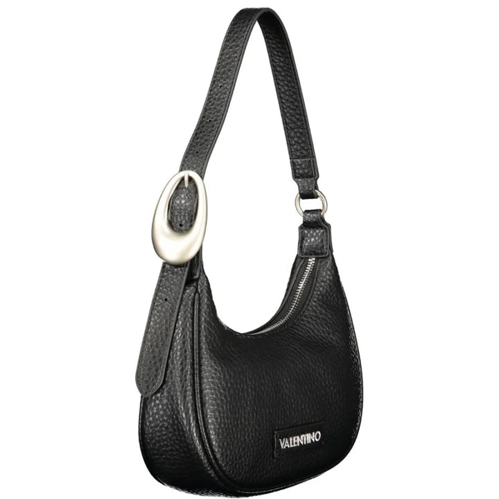 Mario Valentino Black Polyurethane Women Shoulder Bag