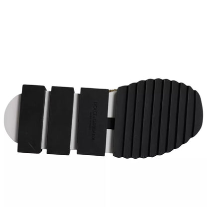 Baskets Sorrento à strass dorés Dolce &amp; Gabbana