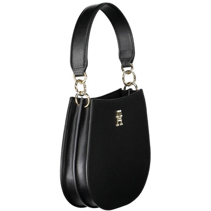Tommy Hilfiger Black Polyester Handbag