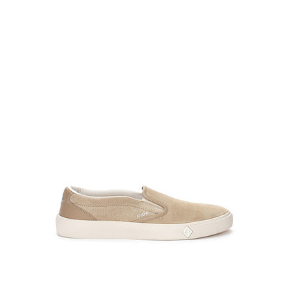 Zapatillas Dior de piel beige