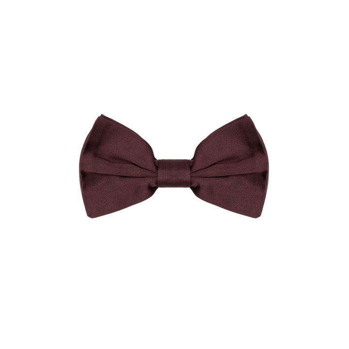 Dolce &amp; Gabbana Burgundy Silk Bowtie