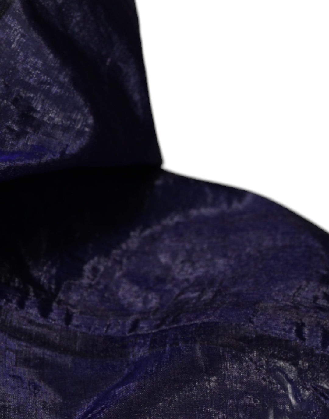 Chaqueta impermeable con capucha de algodón azul oscuro para hombre de Dolce &amp; Gabbana