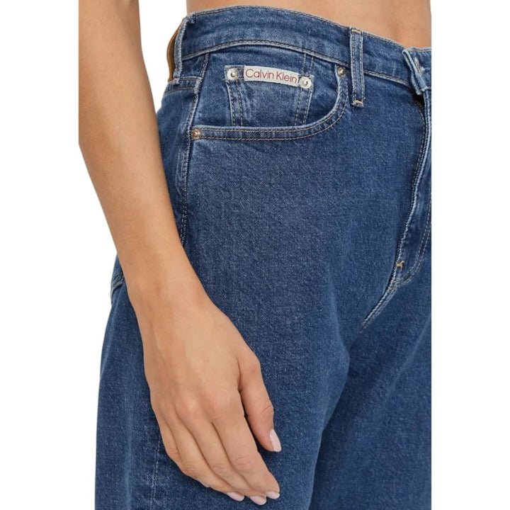 Calvin Klein Jeans Blue Cotton Skinny