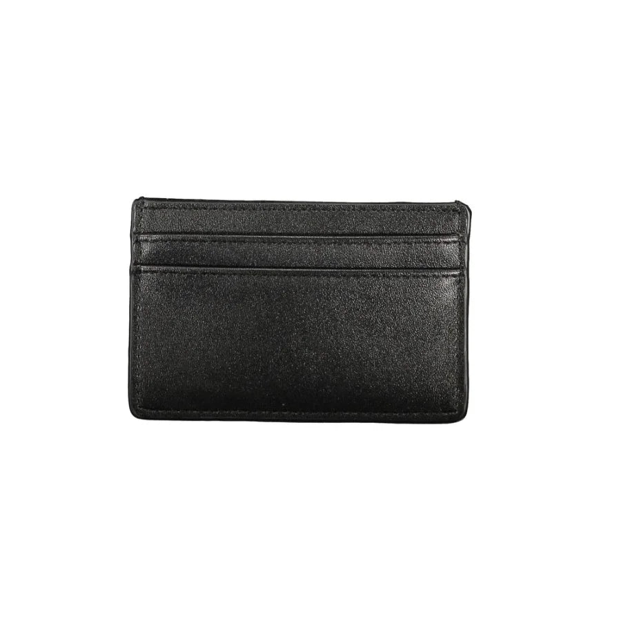 Mario Valentino Black Polyurethane Women Wallet