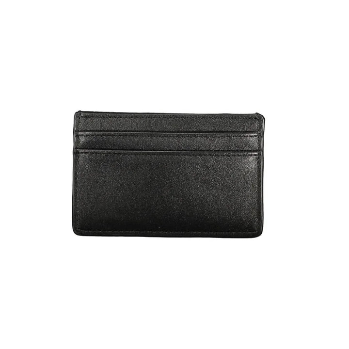 Mario Valentino Black Polyurethane Women Wallet