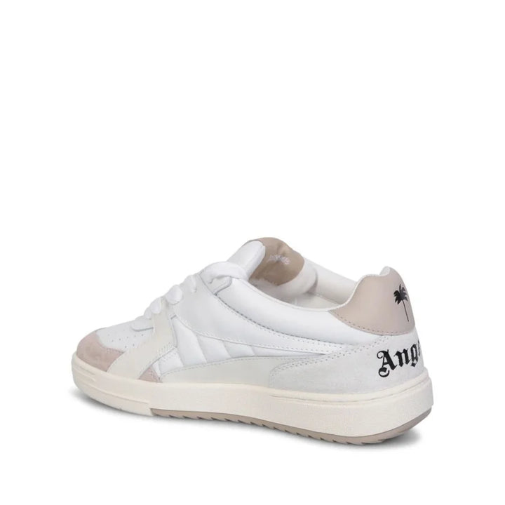 Palm Angels White Calfskin Sneakers