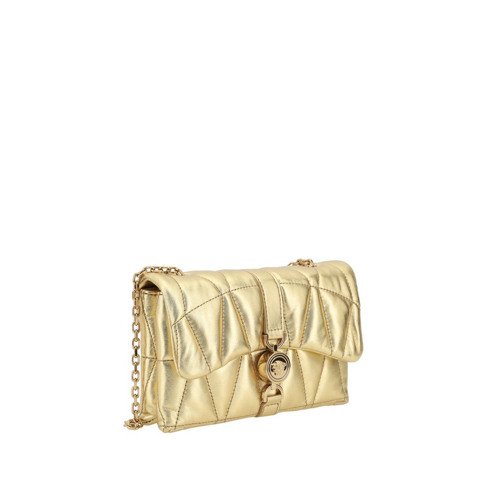 Bolso de hombro mini Kleio de piel de cordero de Versace