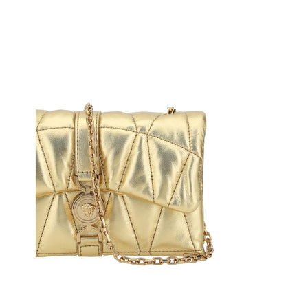 Bolso de hombro mini Kleio de piel de cordero de Versace