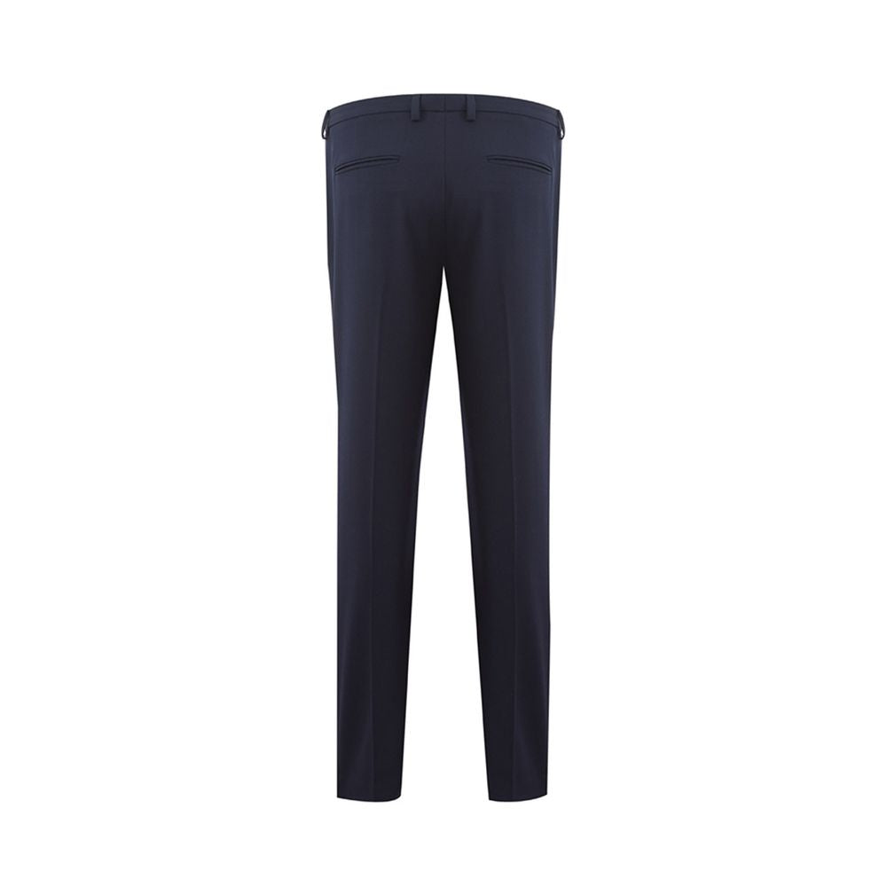 Pantalón Lardini Elegante de Lana Azul para Mujer