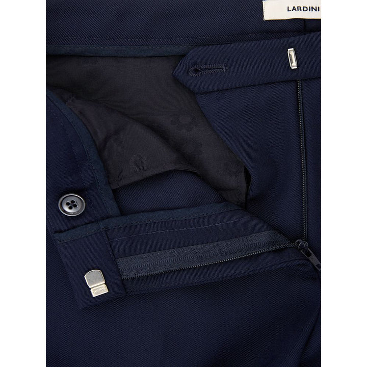 Pantalón Lardini Elegante de Lana Azul para Mujer