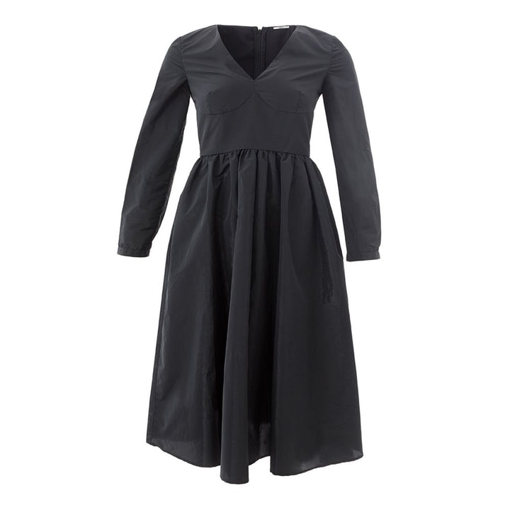 Lardini Black Polyester Cocktail Dress