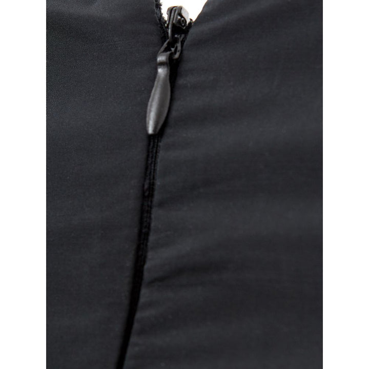 Lardini Black Polyester Cocktail Dress