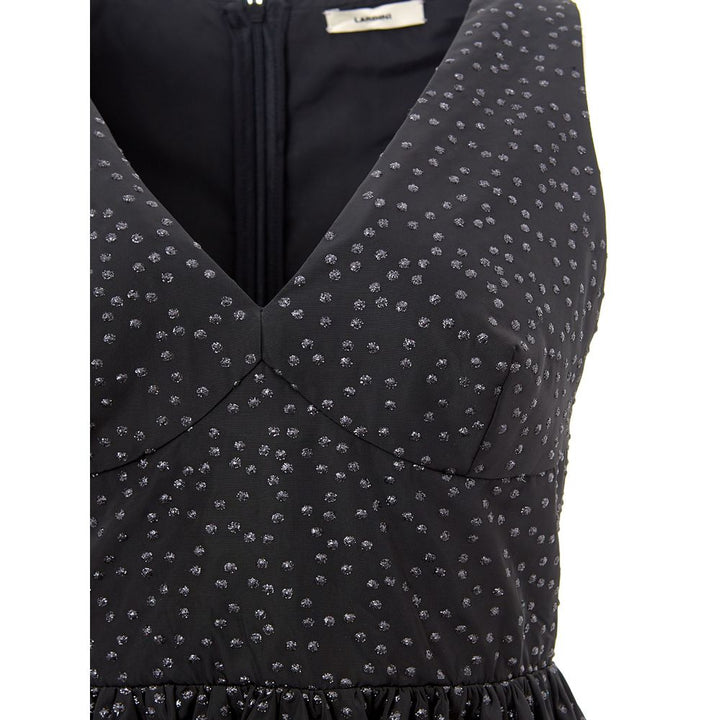 Lardini Black Polyethylene Casual Dress