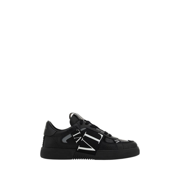 Valentino Garavani Black Leather VL7N Sneakers