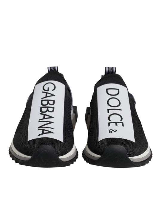 Baskets Sorrento noires et blanches Dolce &amp; Gabbana