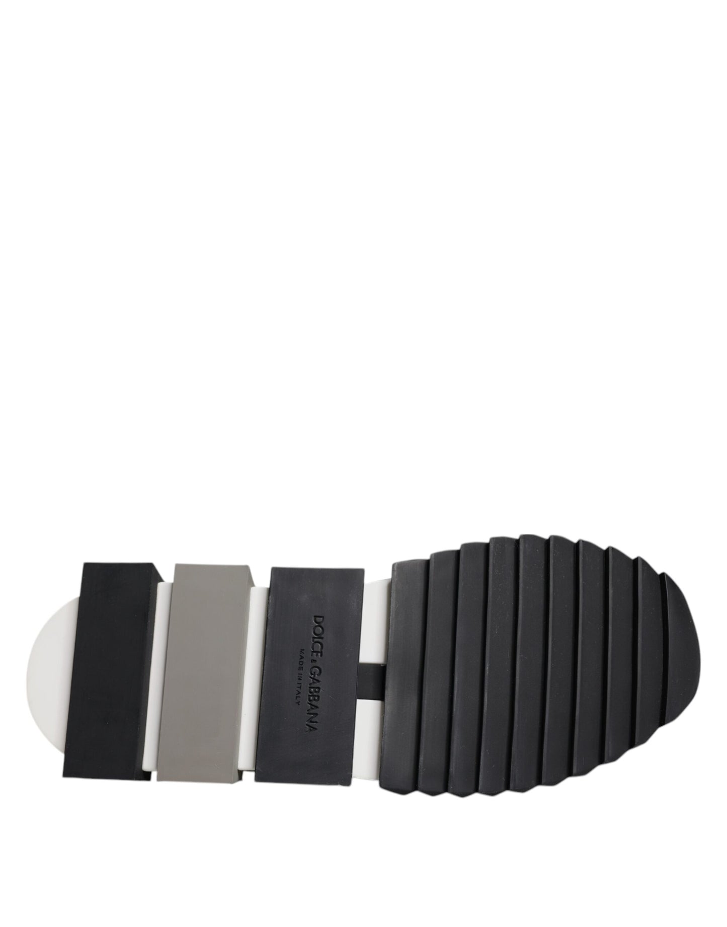 Zapatillas deportivas blancas y negras sin cordones Sorrento de Dolce &amp; Gabbana