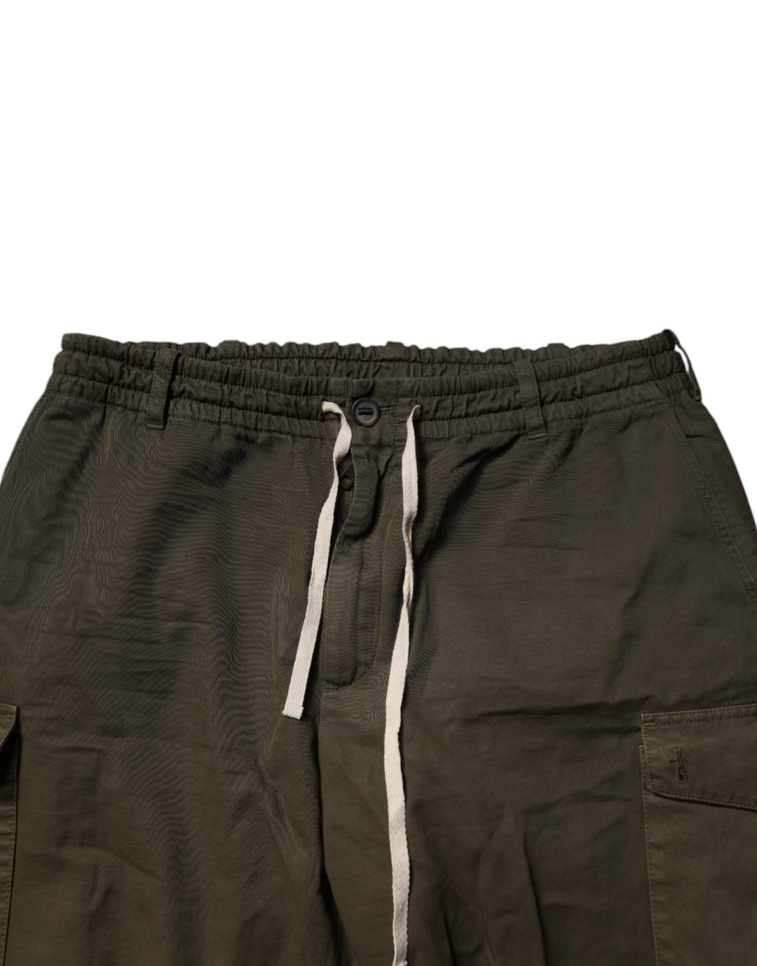 Dolce &amp; Gabbana Brown Cotton Stretch Cargo Pants