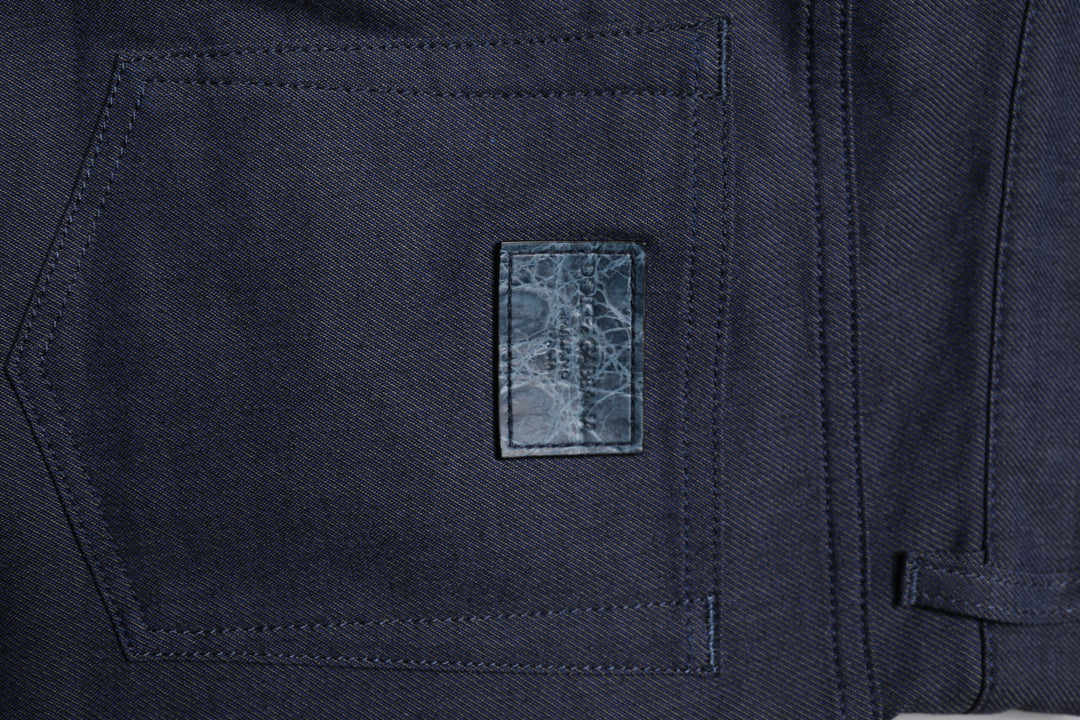 Dolce &amp; Gabbana Dark Blue Cotton Stretch Skinny Denim Jeans
