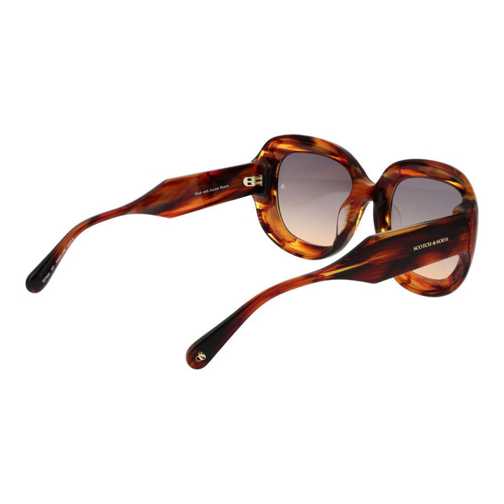 Scotch &amp; Soda Brown Acetate Sunglasses