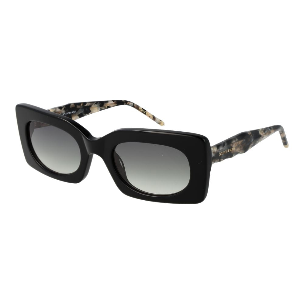 Scotch &amp; Soda Black Acetate Sunglasses