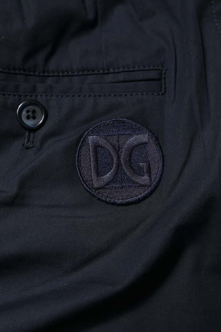 Bermudas de algodón azul oscuro Dolce &amp;amp; Gabbana
