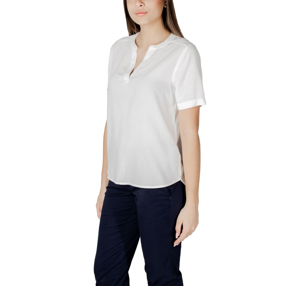 Street One White Viscose Blouse