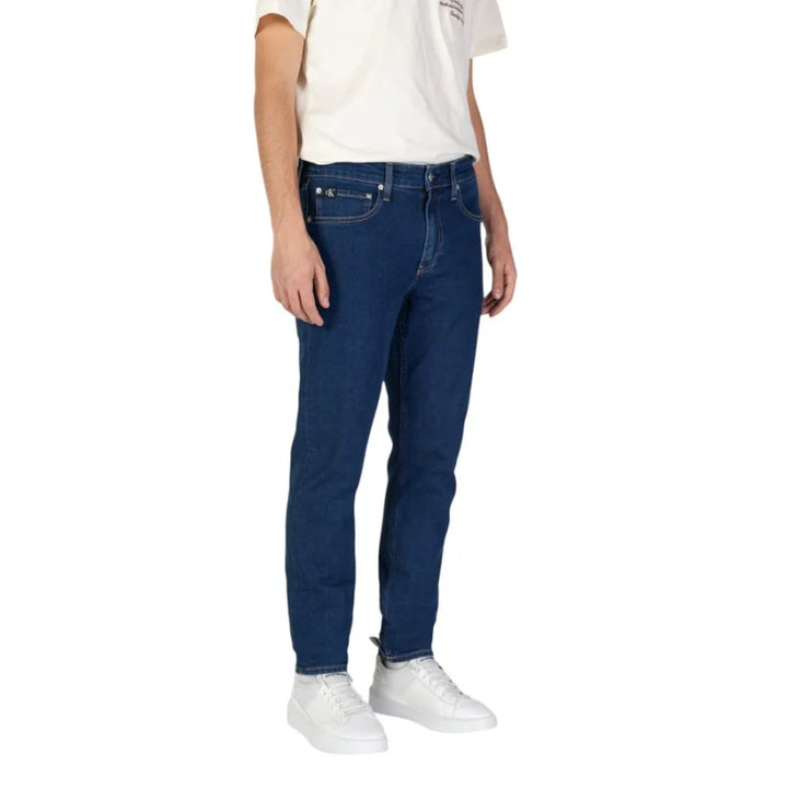 Calvin Klein Jeans Blue Cotton Slim Fit