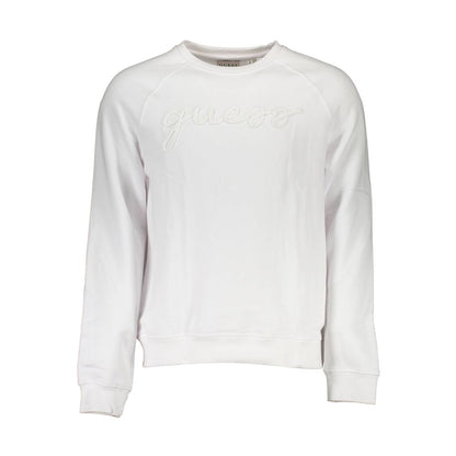 Guess Jeans White Cotton Men Sweatshirt