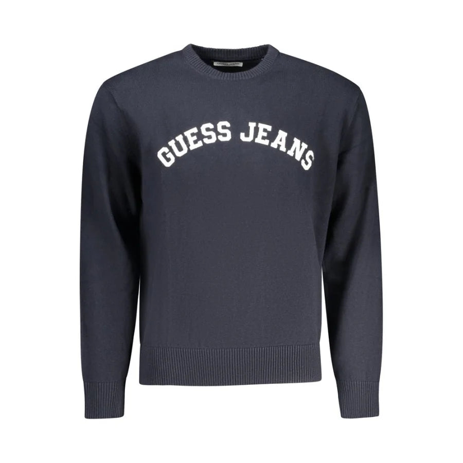 Guess Jeans Blue Cotton Men’s Sweater