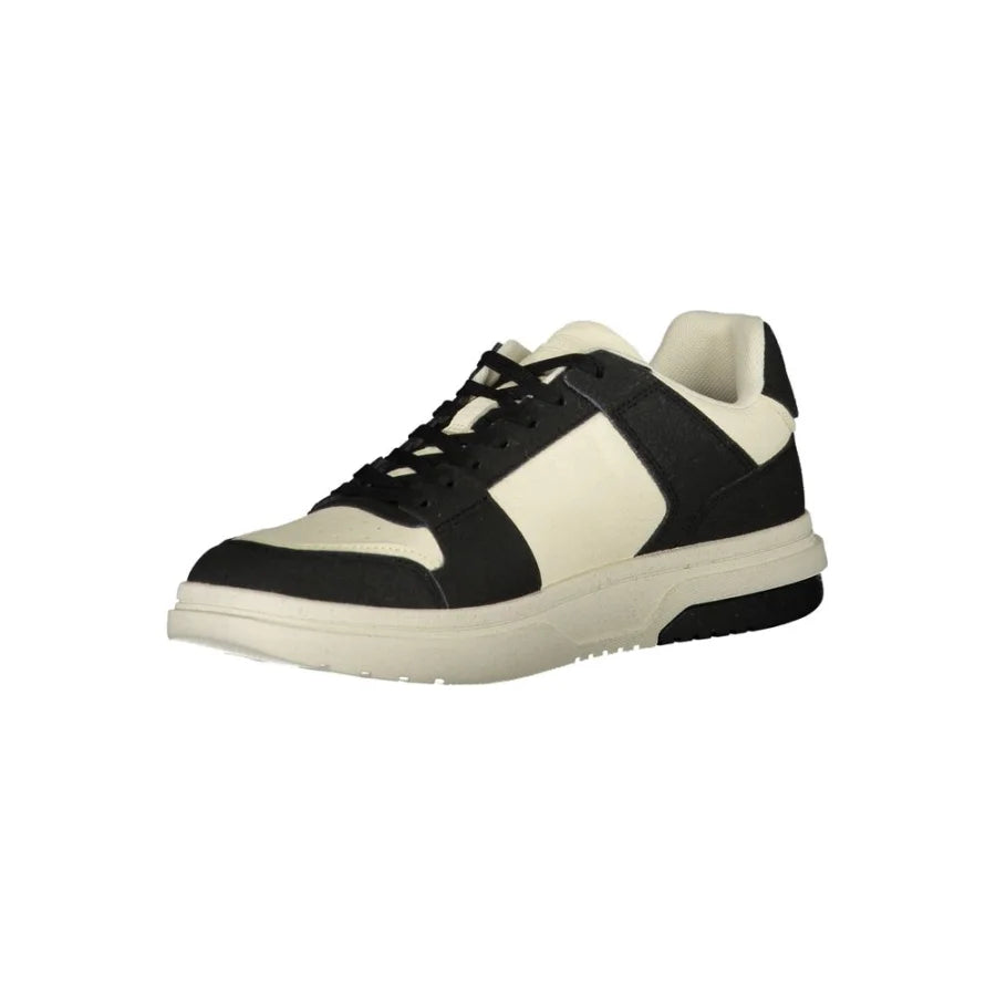 Tommy Hilfiger Black Polyester Men’s Sneaker