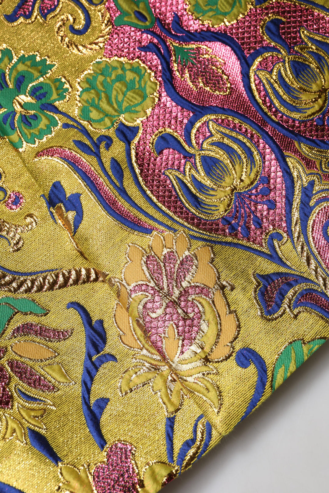 Dolce &amp; Gabbana Multicolor Floral Jacquard Mid Waist Mini Skirt