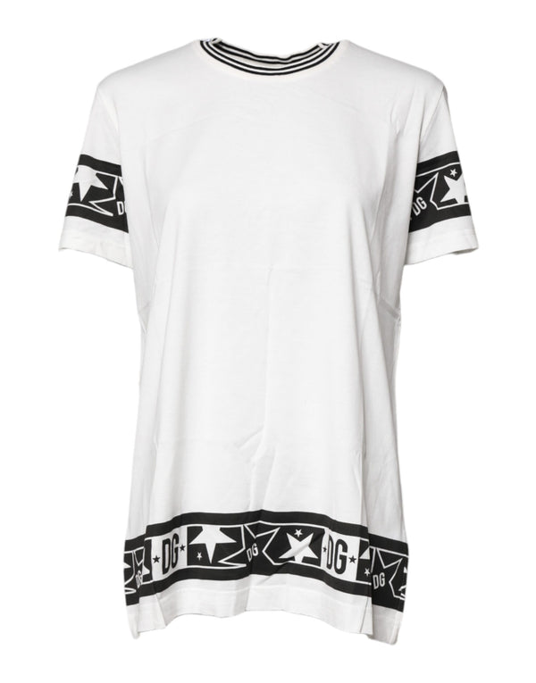 Dolce & Gabbana - White #DGMillennials Cotton Crewneck T-shirt