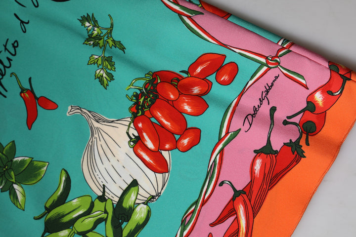 Dolce &amp; Gabbana Multicolor Floral Silk Sleeveless Tank Top