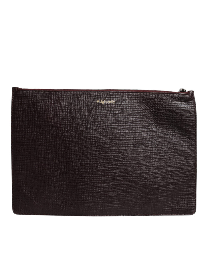 Dolce &amp; Gabbana Brown Leather 