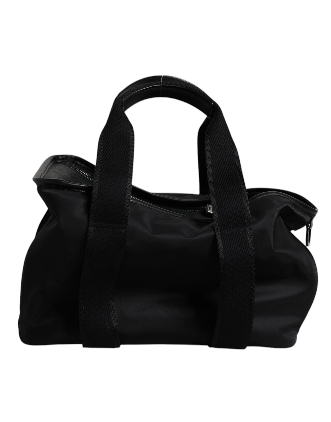 Dolce &amp; Gabbana Black Shoulder Strap Pet Carry Logo Plaque Bag