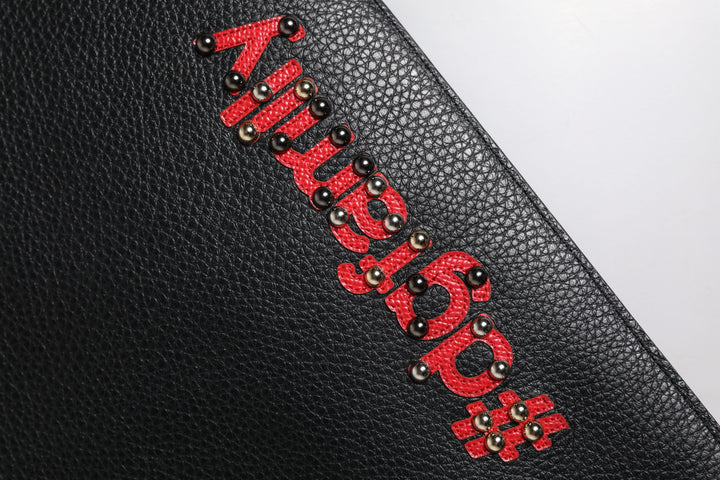 Pochette ornée Dolce Gabbana DGFamily, robe noire glamour