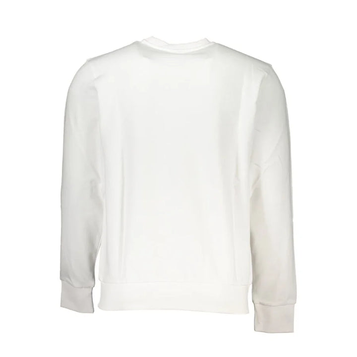 North Sails White Cotton Men Sweatshirt