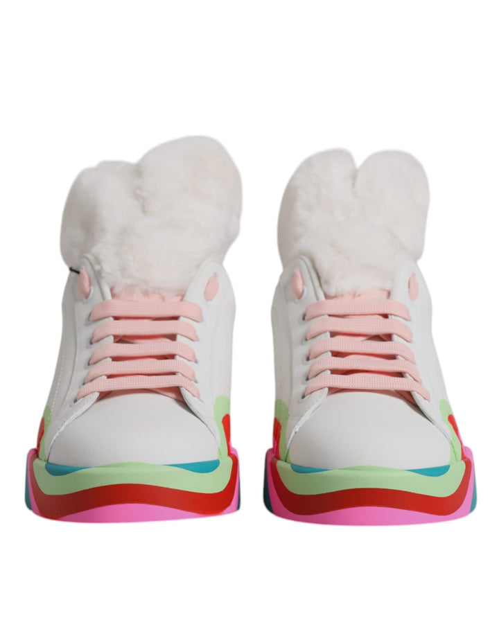 Dolce &amp; Gabbana Multicolor Low Top Trainers Sneakers Shoes