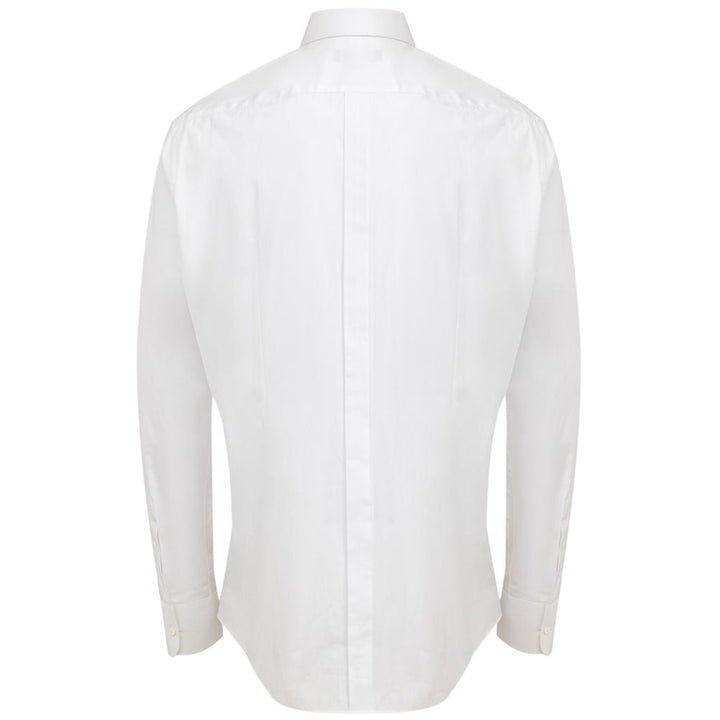 Dolce &amp; Gabbana White Cotton Dress Shirt