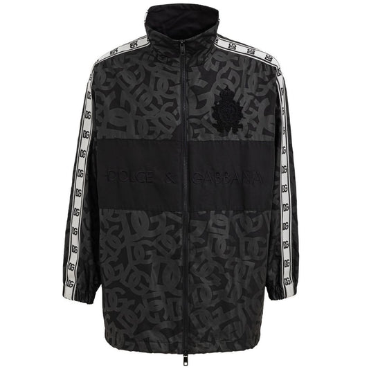 Chaqueta de poliéster negra de Dolce &amp; Gabbana