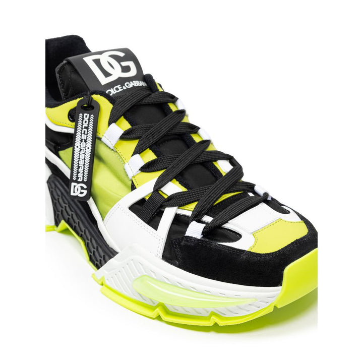 Dolce & Gabbana Multicolor Polyamide Athletic Sneakers