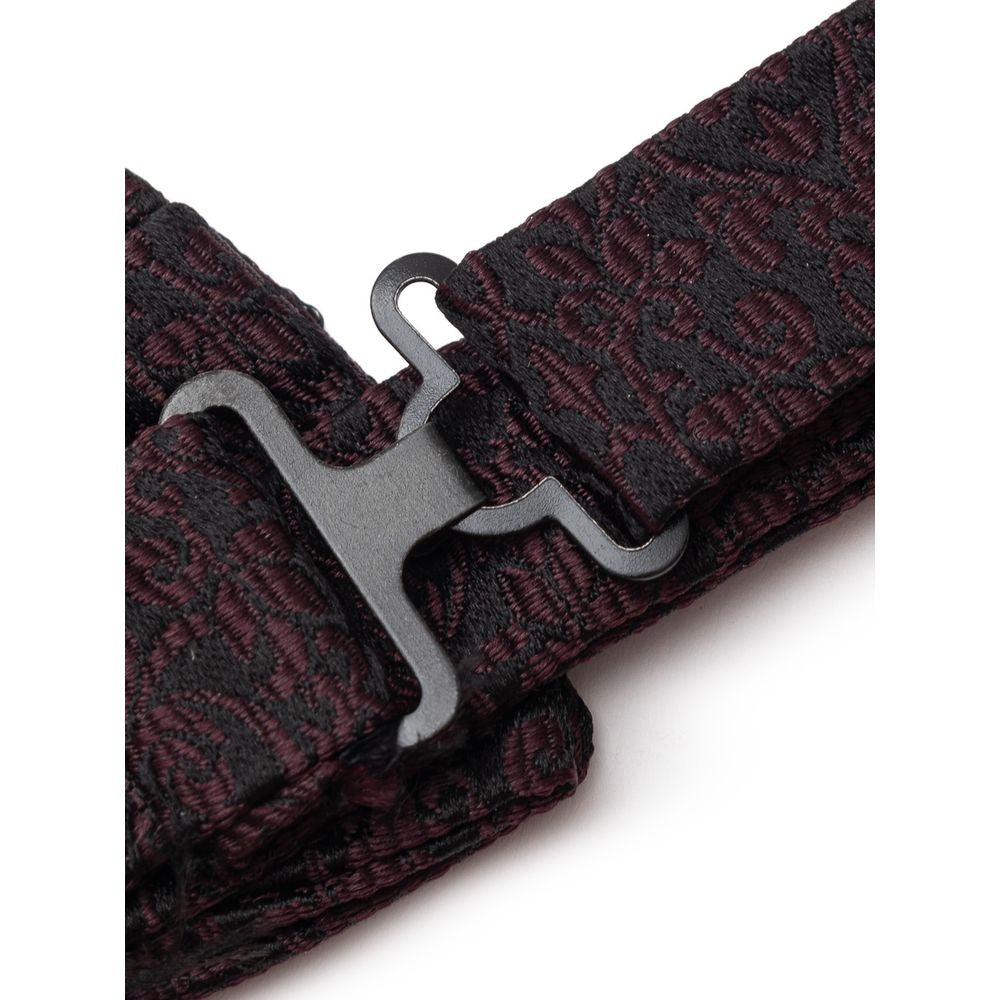 Dolce &amp; Gabbana Black Silk Bowtie