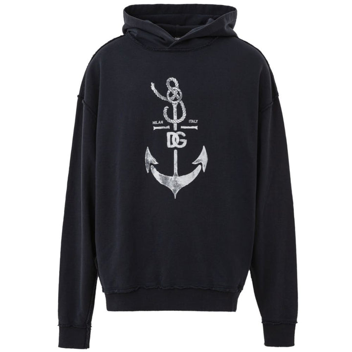Dolce &amp; Gabbana Blue Cotton Sweatshirt