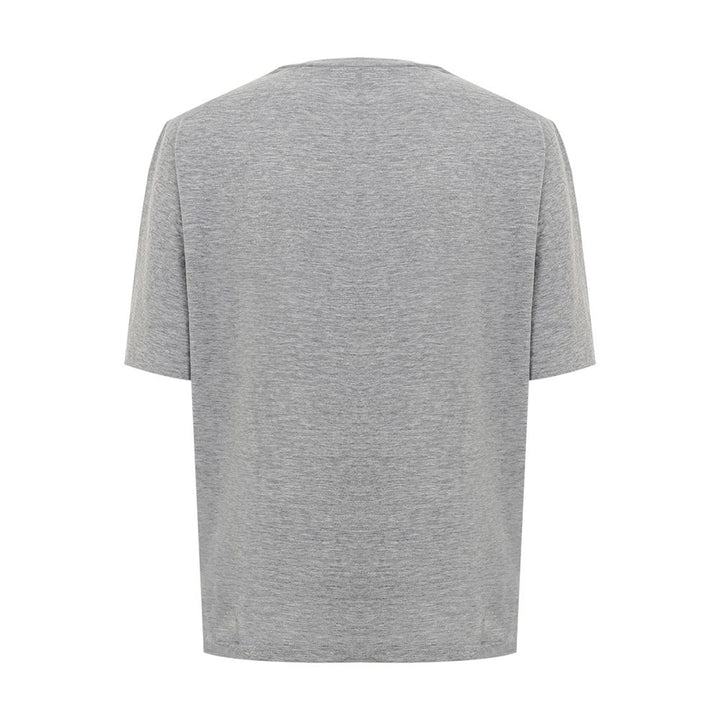 Top de algodón gris Dsquared²: dale rienda suelta al lujo informal