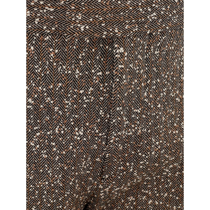 Pantalones de viscosa multicolor de Bottega Veneta para veladas elegantes