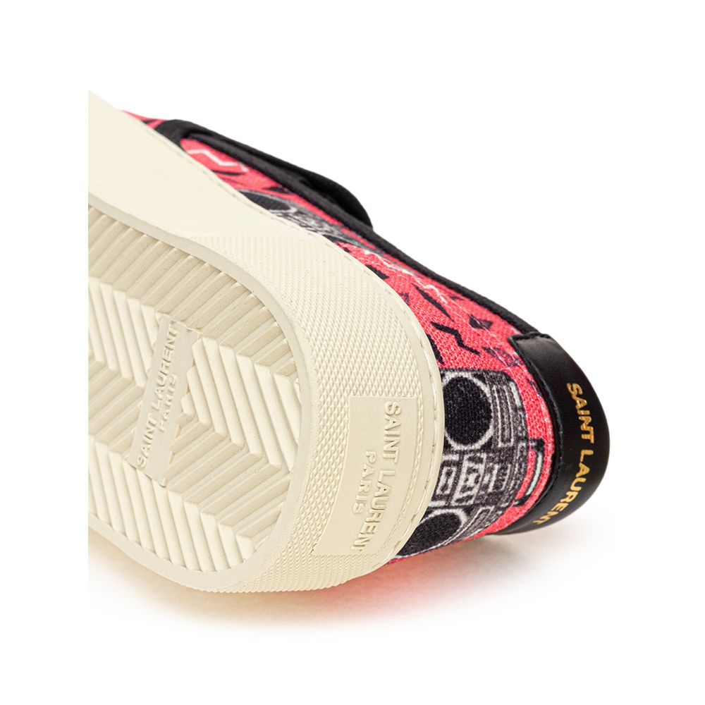 Robe Radio en coton rose Saint Laurent à enfiler