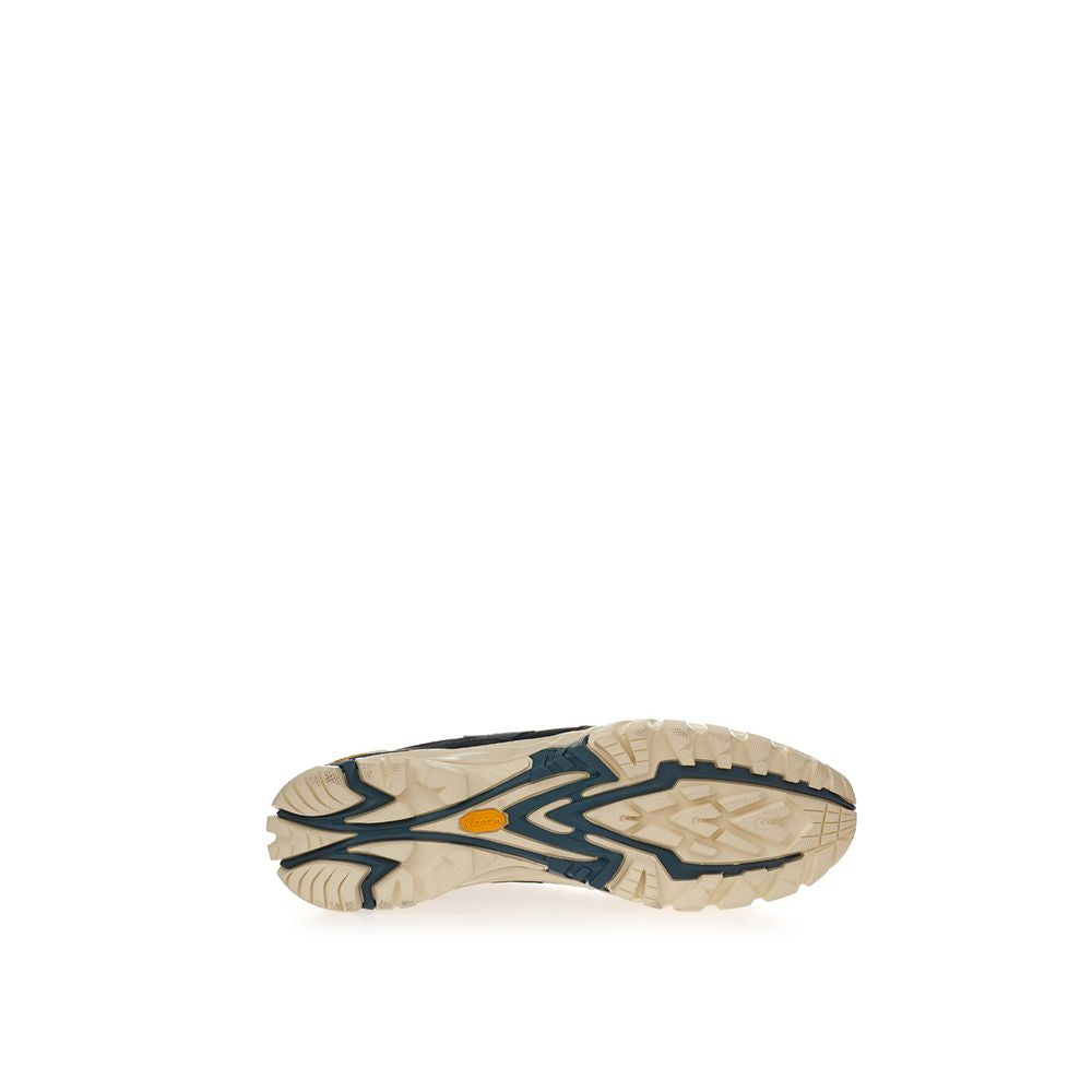 Baskets en cuir suédé noir Lardini