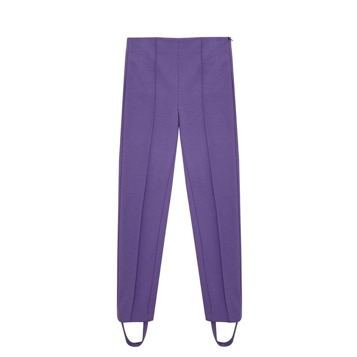 Lardini Purple Viscose Athletic Pants